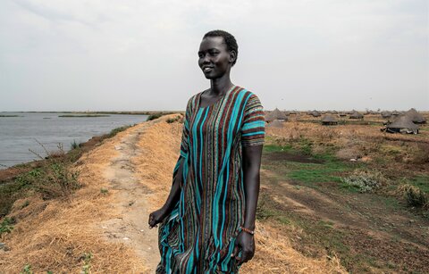 Mens historiske oversvømmelser rammer Sør-Sudan holder noen lokalsamfunn seg tørre